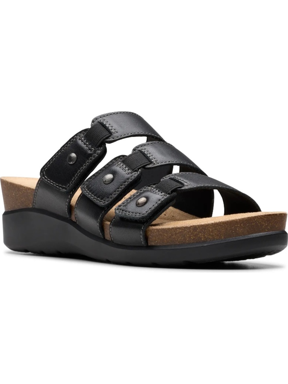 Clarks Calenne Lily Women's Sandals Black Leather US 12
